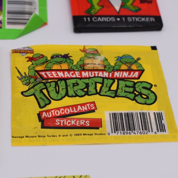 Nickelodeon Teenage Mutant Ninja Turtles Vintage Stickers and Cards by Panini - Picture 4 of 10